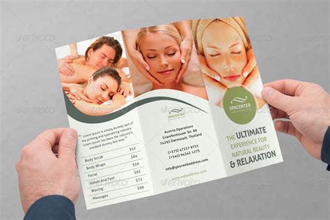 exquisite collection  spa brochure template themes