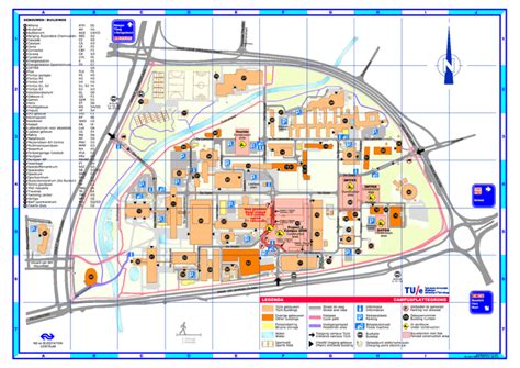 plattegrond technische universiteit eindhoven