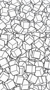 Colouring Doodle Illusions Bunt Viatico Rubik Cubes Rubiks sketch template