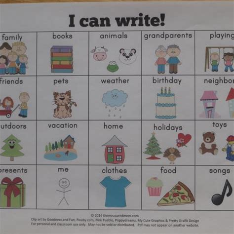 topics  kindergarten