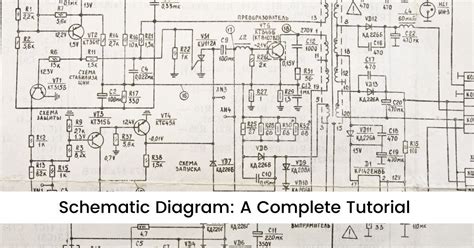 schematic diagram  complete tutorial   examples edrawmax