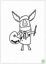 Pig Coloring Pages Olivia Portal Flying Getcolorings Choose Board Color Azcoloring Thing sketch template