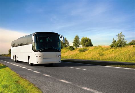 tourist bus traveling   major highway bus bosch service