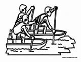 Rowing sketch template