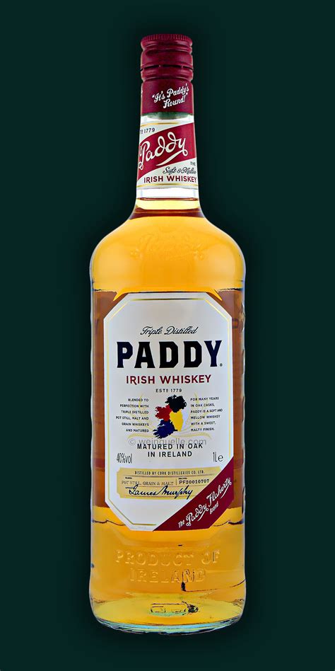 paddy  irish whiskey  liter  weinquelle luehmann