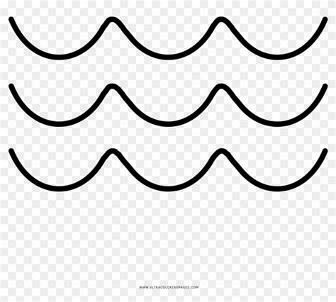 sea waves coloring page  art hd png