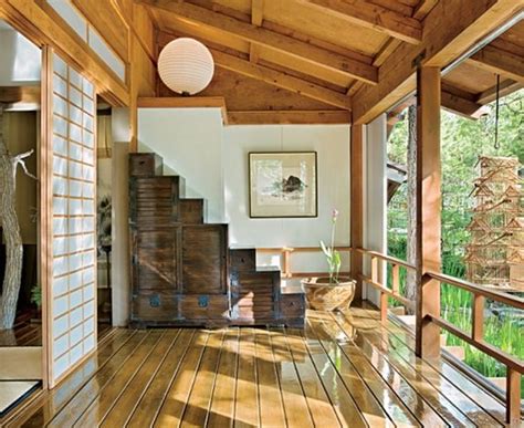 traditional japanese house design  stunning forest