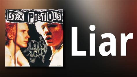 Sex Pistols Liar Youtube