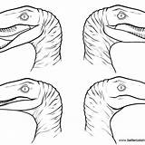 Raptor Baryonyx Coloringhome Related Bettercoloring sketch template
