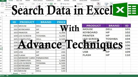 How To Search Data In Excel With Advance Techniques By Learning Center