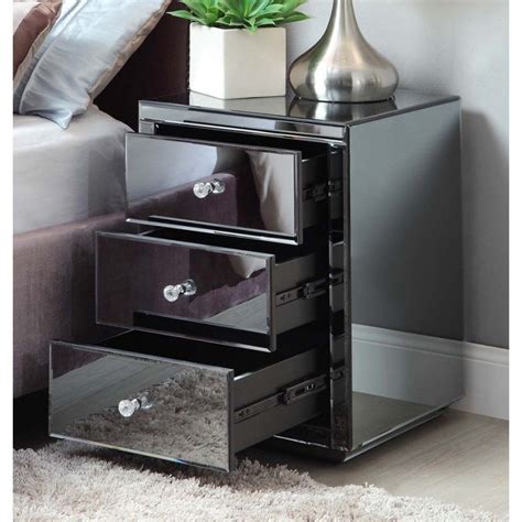 top collection mirrored furnature mirrored furnature mirror bedside table mirrored