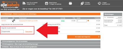 allekabels kortingscode  korting  extra korting  maart