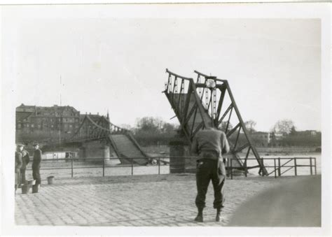 destroyed bridge   main germany   digital collections   national wwii