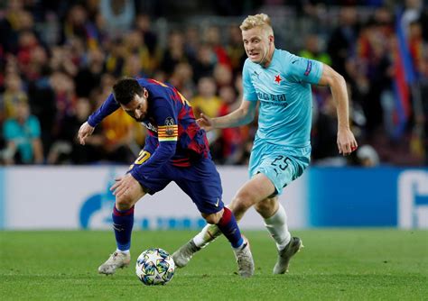 barcelona  slavia prague ratings  player ranked  rated  champions league clash
