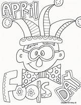 April Coloring Pages Fools Color Fool Printable Colouring Print Choose Board Getcolorings 1st Getdrawings sketch template