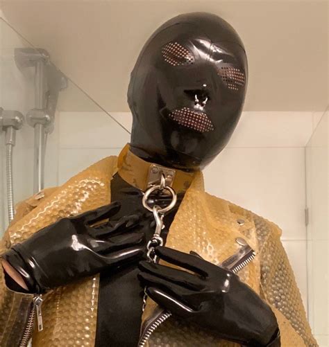 The Kink Latex Hood With Perforated Eyes And Mouth