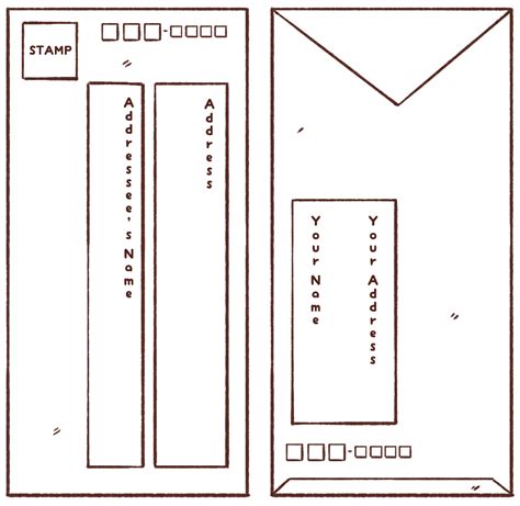 envelope format  business letter