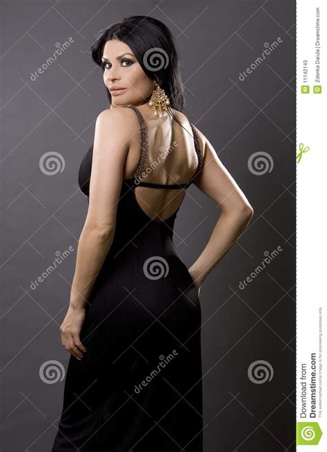 Classy Woman Stock Image Image Of Black Glamour Female