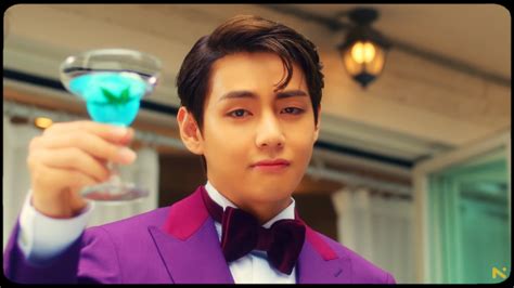 cutest waiter kim taehyung  peakboy gyopo hairstyle mv kpoppost
