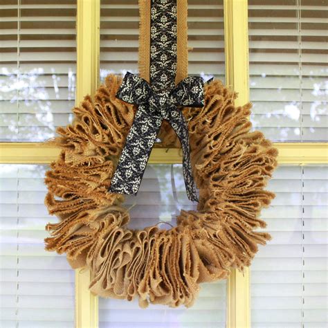 laine burlap wreath
