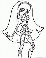 Coloring Pages Cleo Nile Monster High sketch template