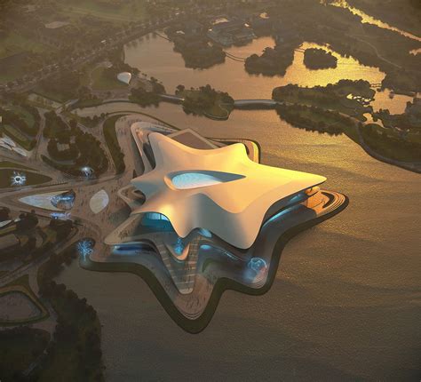 zaha hadid architects unveils chengdu science fiction museum  fluid