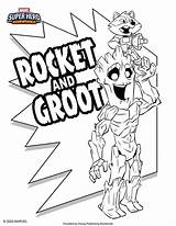 Marvel Coloring Pages Super Hero Adventures Disney Groot Fun Sheets Rocket Collection Superheroes Marvelblog These Today Squad Friends Spidey sketch template
