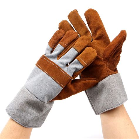 welding welders work soft cowhide leather  gloves  protecting