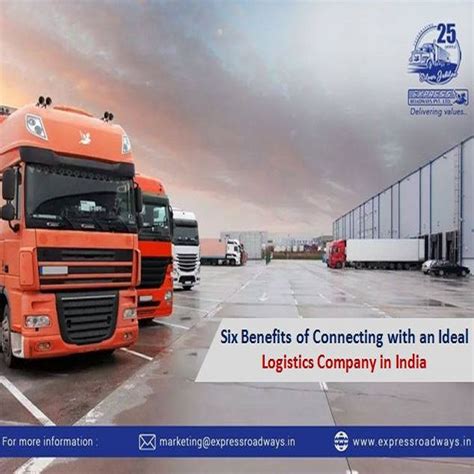benefits  connecting  ideal logistics companies  india