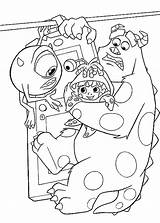 Coloring Pages Inc Monsters Monster Colouring Disney Coloringpages1001 Book Para Colorear Imprimir Movie sketch template