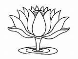 Lotus Flower Coloring Pages Drawing Buddhist Batch Symbols Clip Clipart Clipartbest Cliparts sketch template