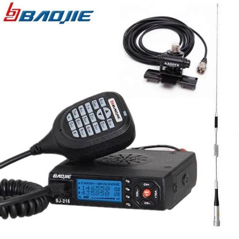 baojie bj 218 dual band mobile radio transceiver 25watts long range