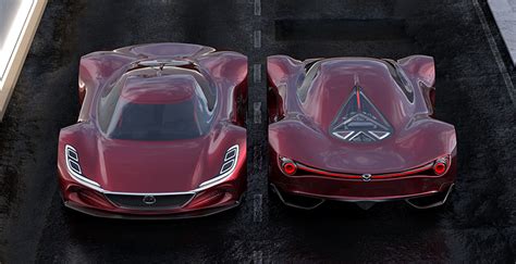 mazda rx  vision longtail conceptualizes  hp halo hypercar