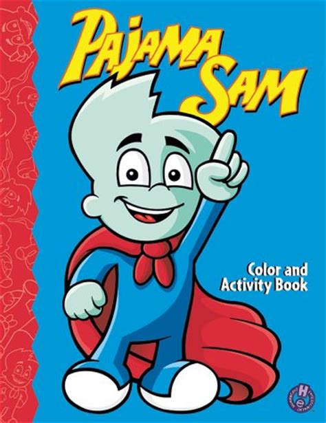 pajama sam color  activity book humongous entertainment games wiki
