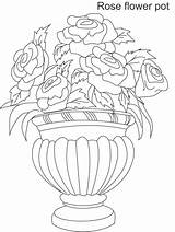 Tegninger Colorir Floreros Blomster Vaso Blumenvase Adultos Desenhos Vasos Vasi Farvelægning Blomst Faciles Vaser Websincloud Malvorlagen Rosas Florero Tegning Fargelegg sketch template