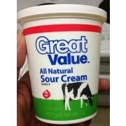 great  sour cream  natural calories nutrition analysis  fooducate
