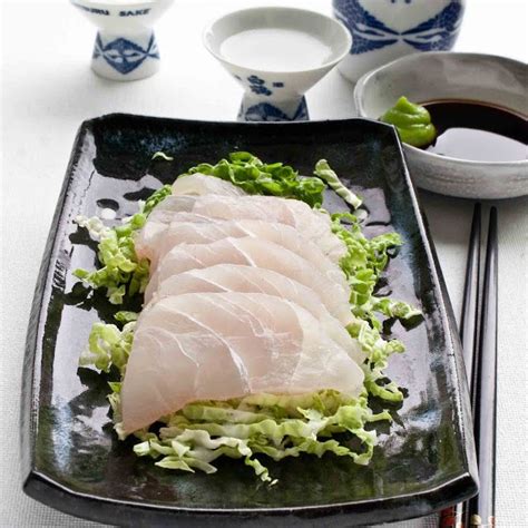 White Sea Bass Sashimi Seafood Recipes Sashimi Sea Bass