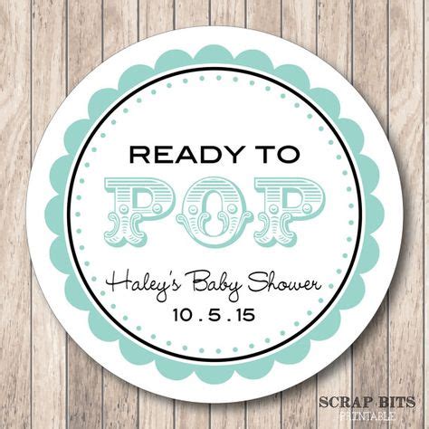 ready  pop printable labels   baby shower printables