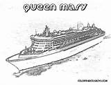 Coloring Titanic Pages Ship Printable Print Kids Queen Mary Ships Liner Boat Cruise Colouring Sheets Ocean Drawing Google Hr Blank sketch template
