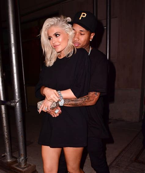 kylie jenner and tyga out in nyc september 2016 popsugar celebrity