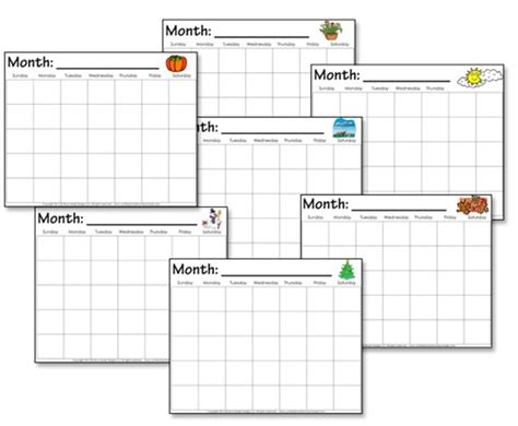 images   printable preschool calendar template preschool