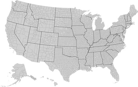 united states map  counties robin christin