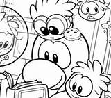 Club Penguin Getdrawings Puffles Coloring Pages sketch template
