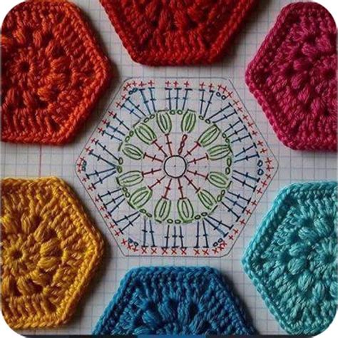 instagram crochet hexagon granny square crochet pattern crochet