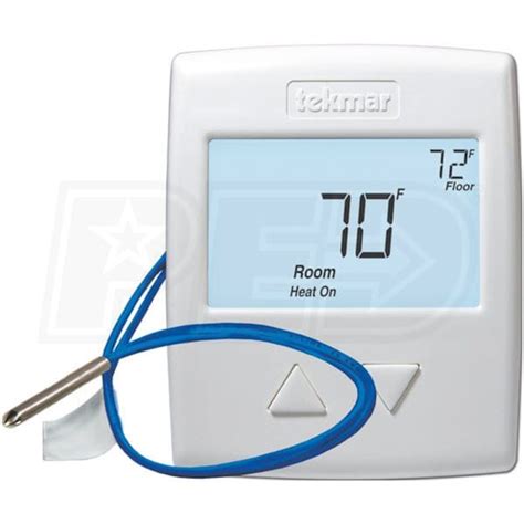 tekmar  radiant thermostat  programmable  stage heat slab sensor