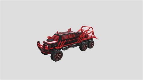 truck with stupid uv s and barely textures download free 3d model by