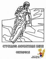 Coloring Mountain Bike Pages Popular sketch template