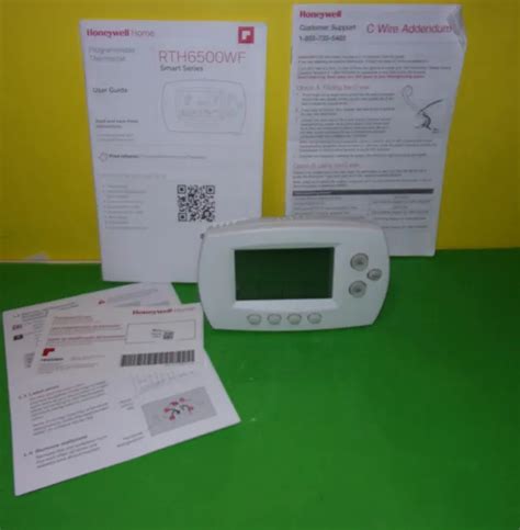honeywell wi fi  day programmable thermostat rthwf  manual eur  picclick fr