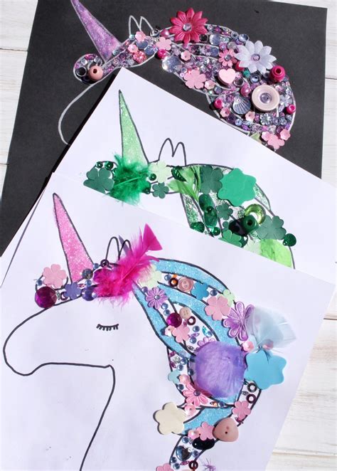 printable unicorn craft  kids unicorn crafts printable