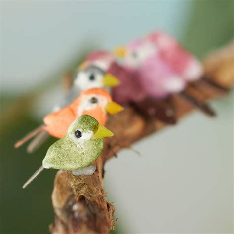 miniature woodland mushroom birds   crafts birds birds butterflies